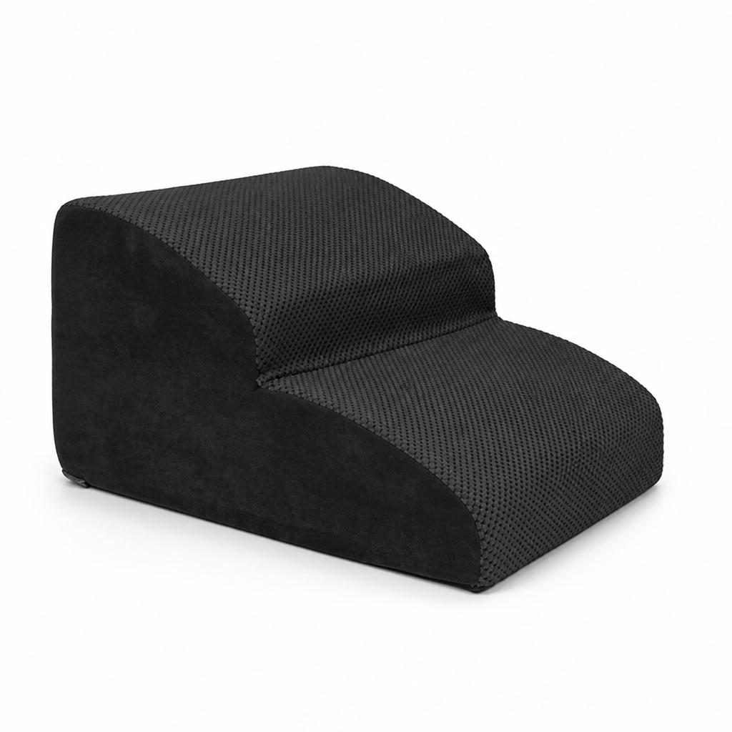 High-Density Foam & Non-Slip Pet Stairs (Two-Step)