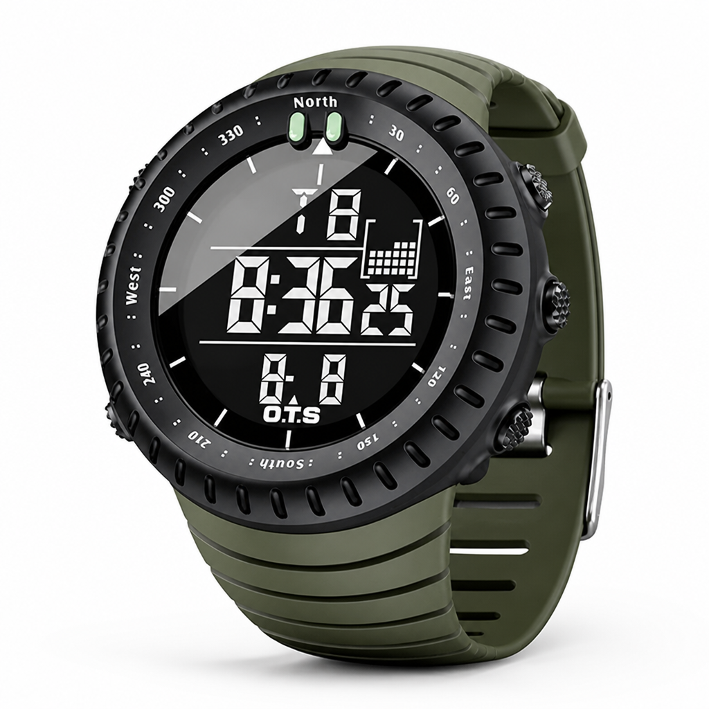 Waterproof & Shock-Resistant LED Digital Sports Watch