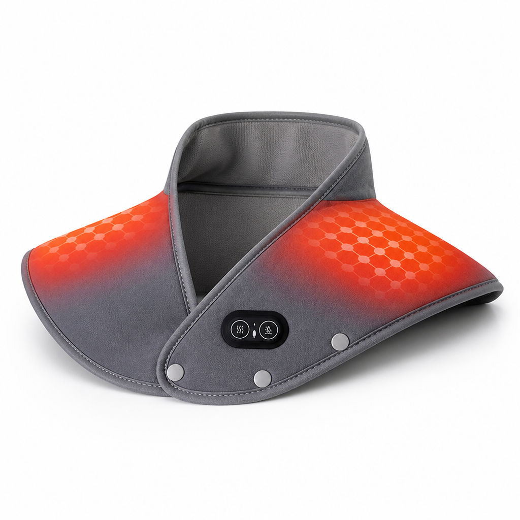 Heat & Vibration USB-Powered Neck & Shoulder Heating Pad