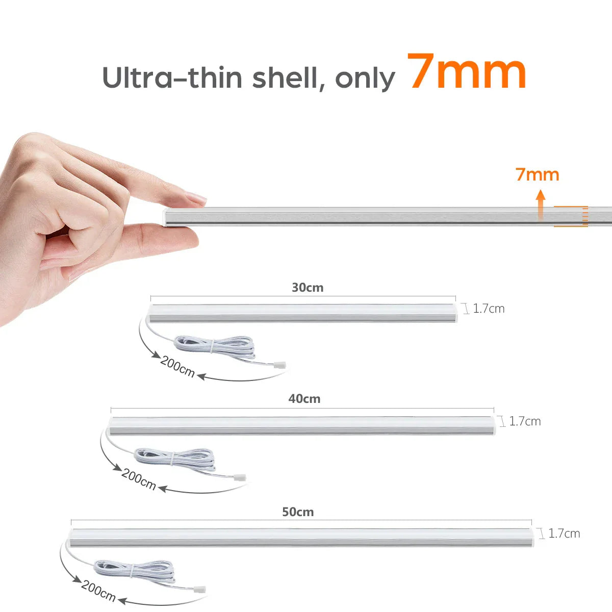 Under-Cabinet LED Light with Sensor – Dimmable and Touch-Free