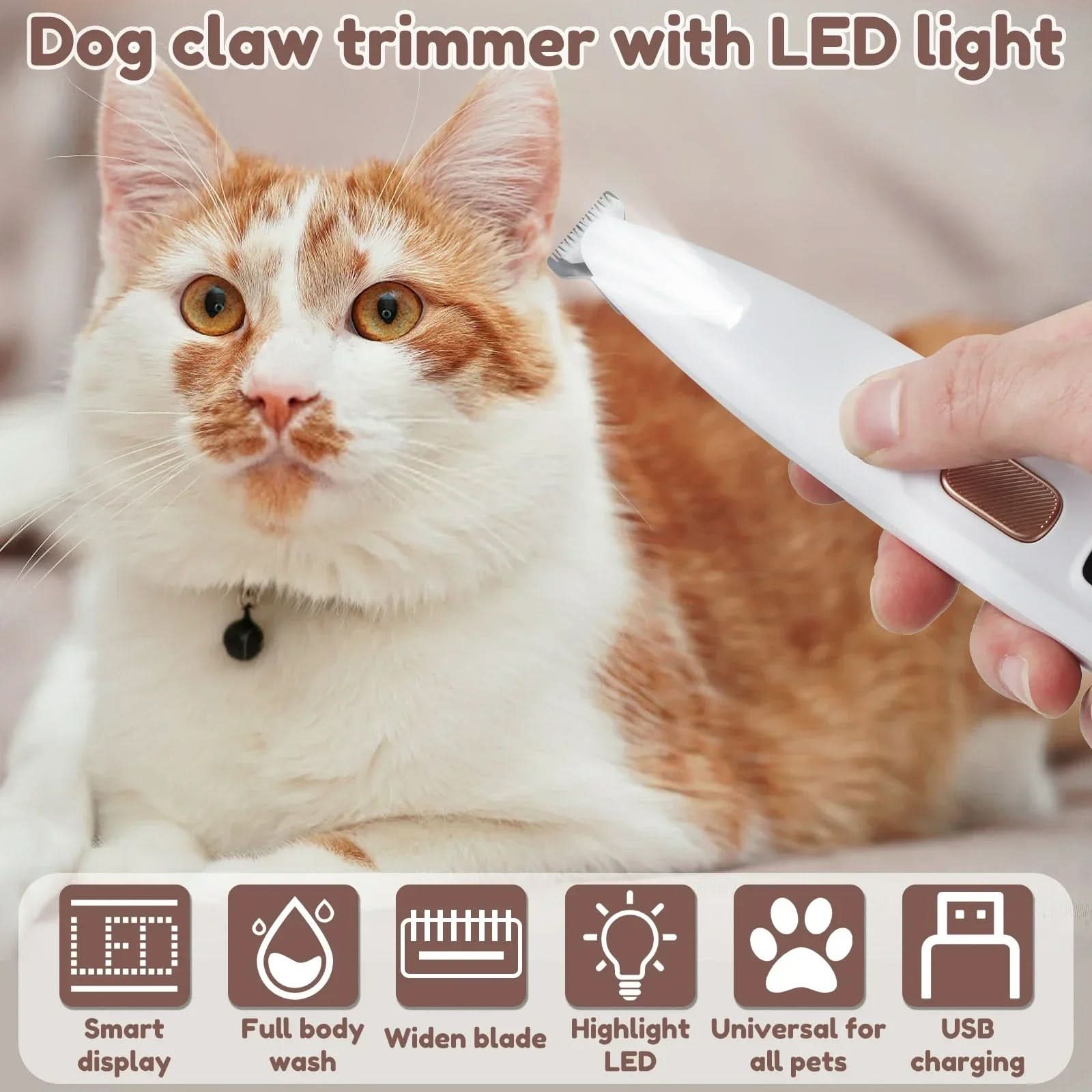 Waterproof Trimmer for Pet Paws