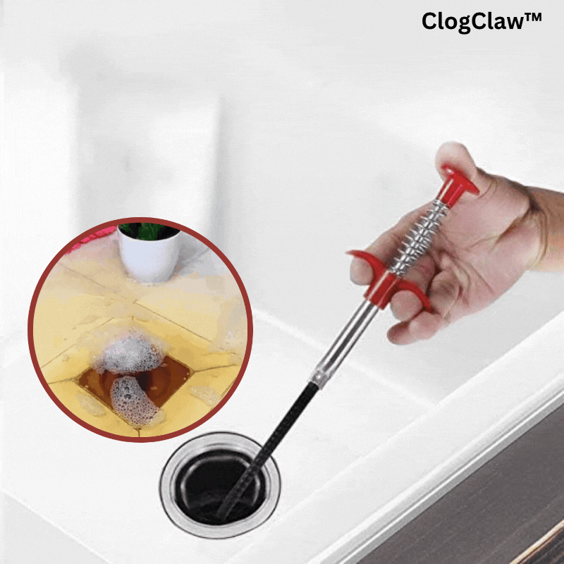 ClogCatcher™ — Snap Up Hidden Clogs for Instant, Chemical-Free Drain Freedom