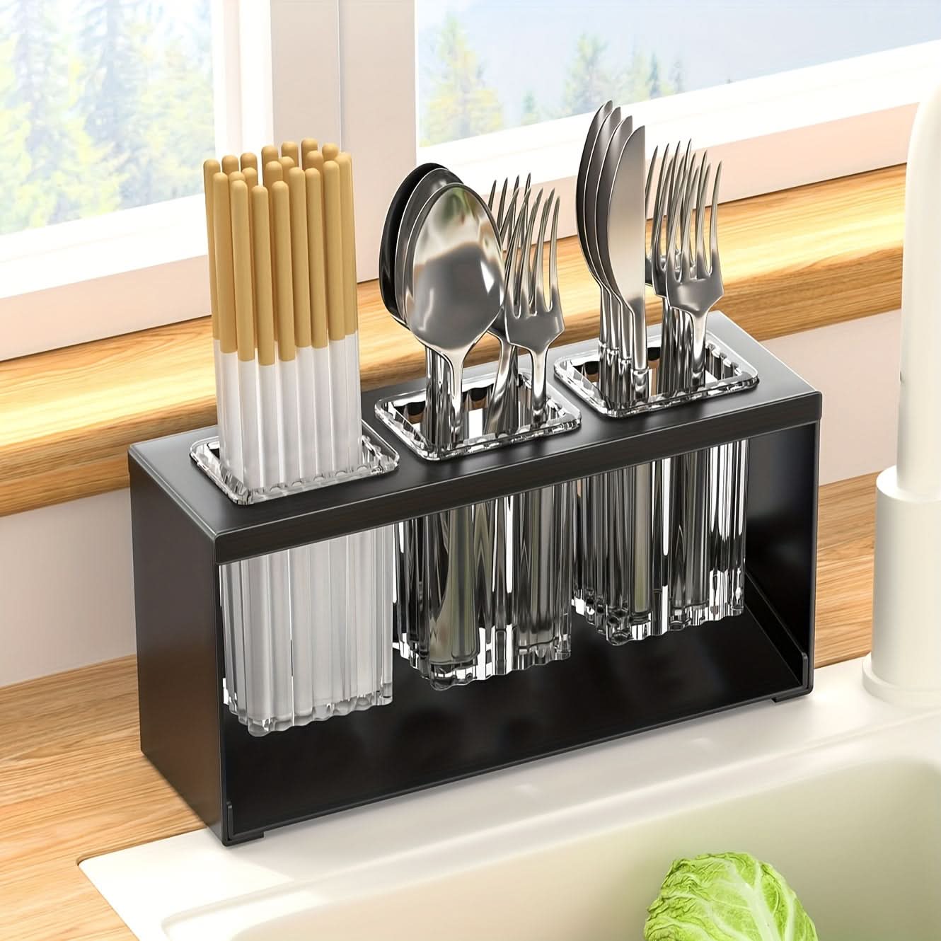 Kitchen Utensil Organizer Rack for Efficient Storage