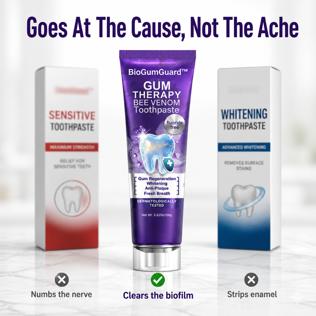 BioGumGuard™ — Calm Aching Gums, Stop Recession, and Preserve Your Teeth