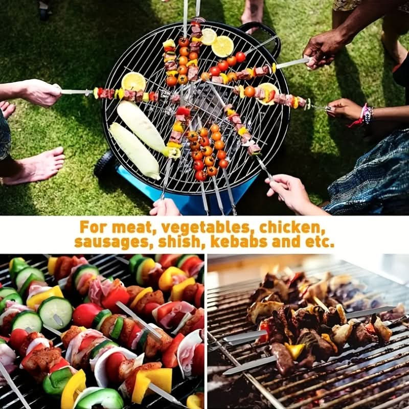 Set of Long Handle BBQ Skewers