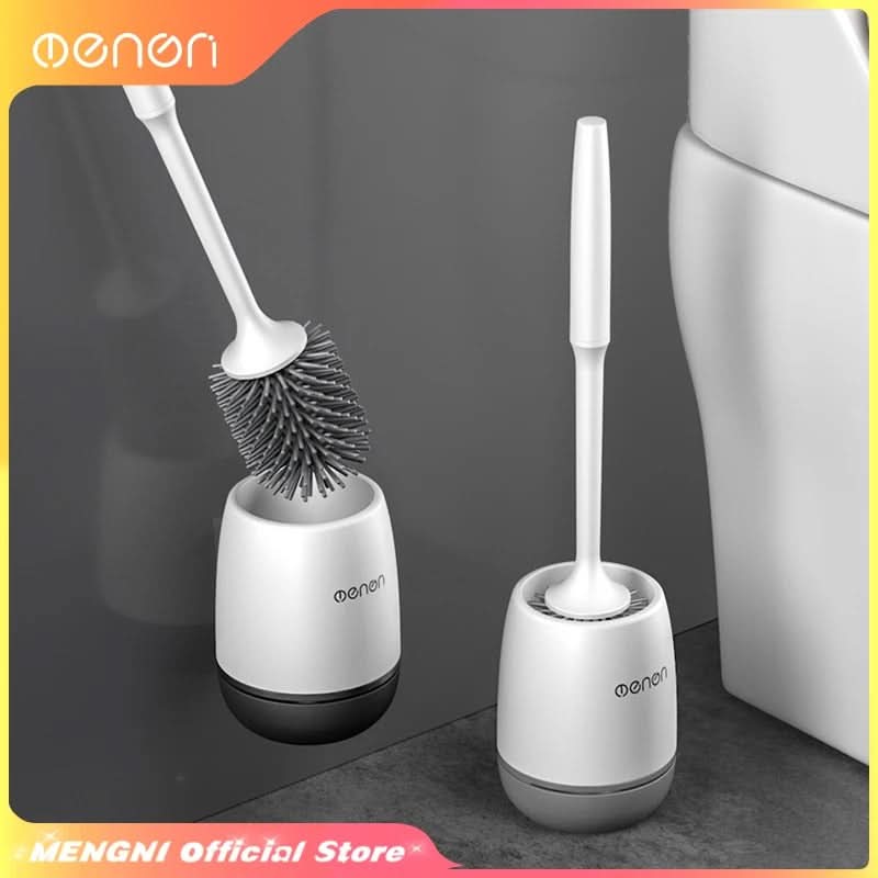 Silicone Brush Cleaner Set for Toilet Maintenance