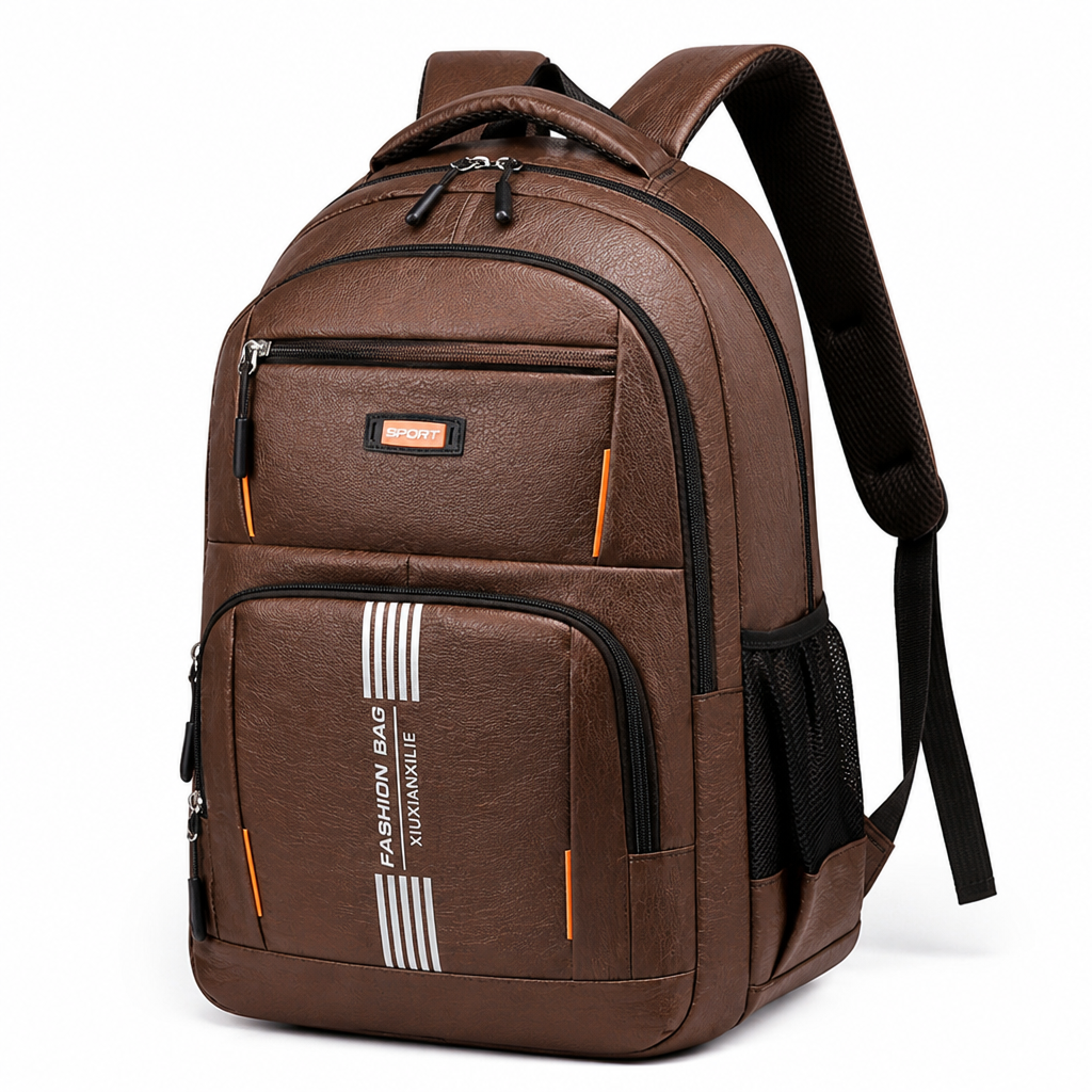 Full-Grain Leather Backpack (Fits 13-Inch Laptop)