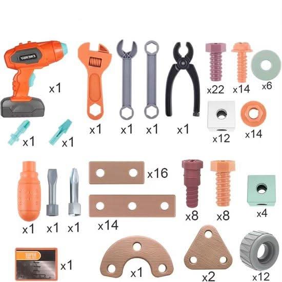 Imaginative Builder's Tool Kit for Ages 3 and Up