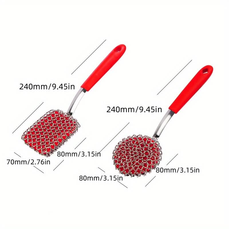 Stainless Steel Grill Cleaner with Bristle-Free Design