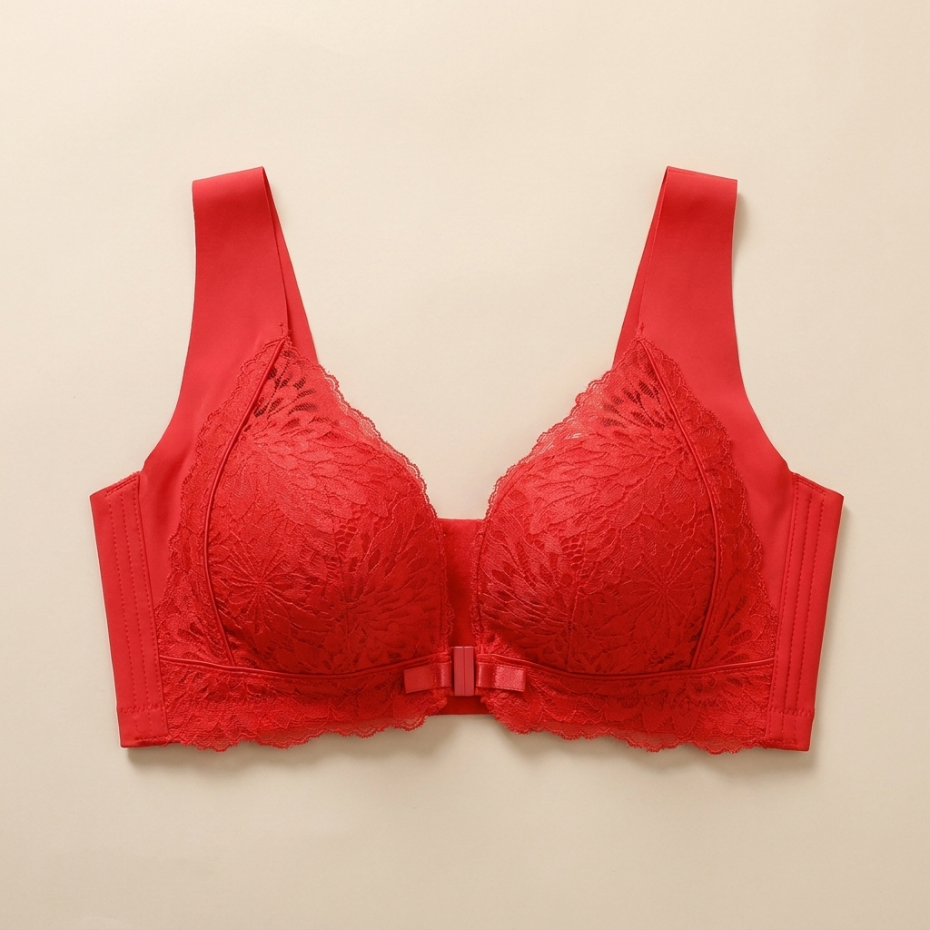 VenaraLift™ – Wireless Lifting Bra with Lace Front Closure