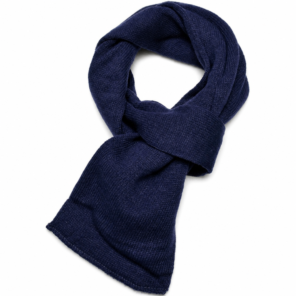 Double-Layer Soft Acrylic Scarf (Men's)