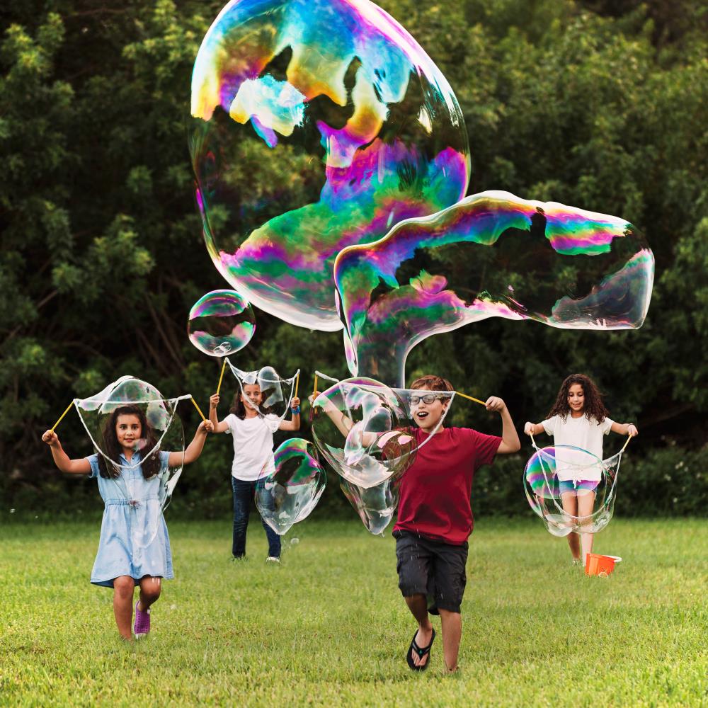 Large Bubble Making Set for Kids – Fun Bubble Solution