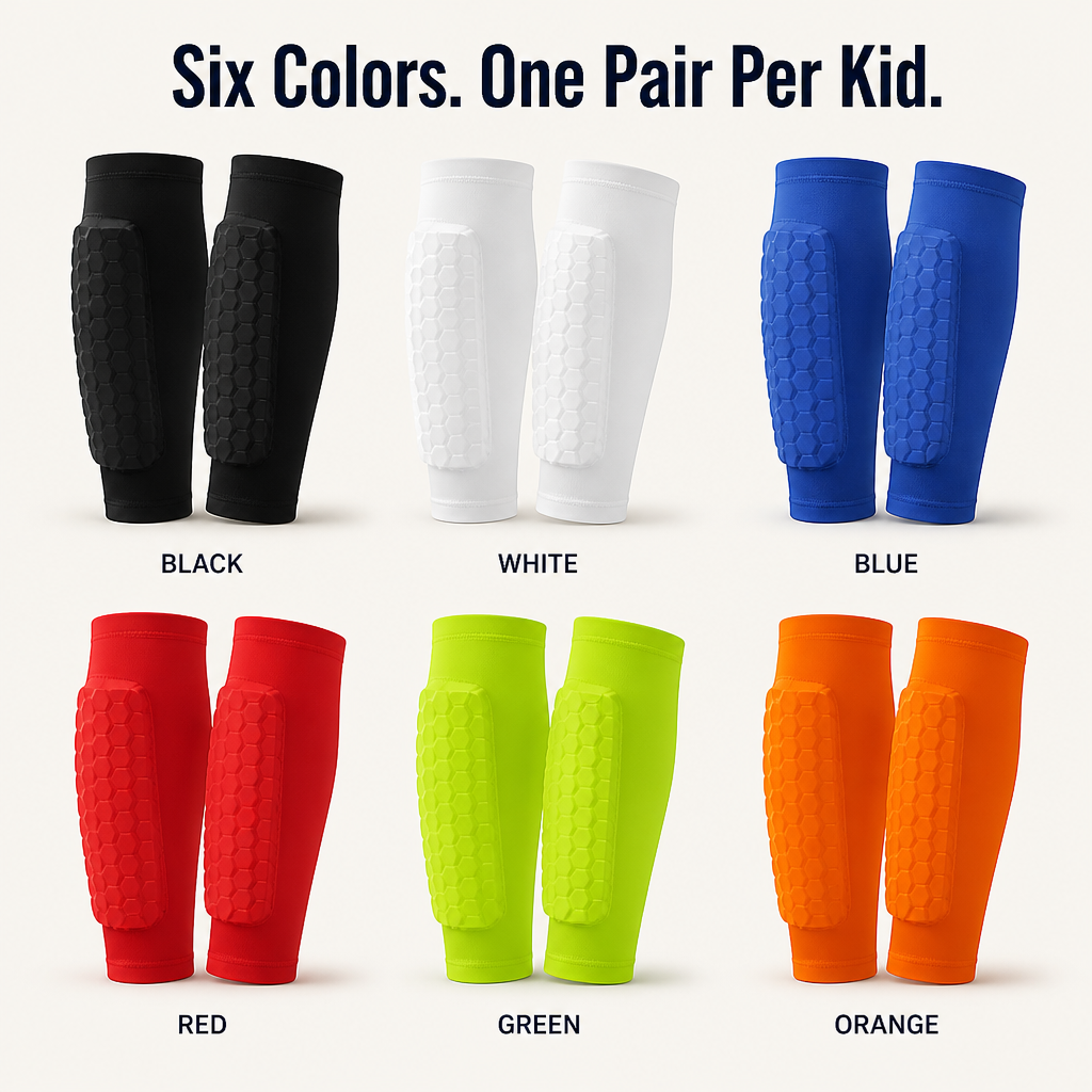 RevoGuard™ — Protect Young Shins Against Every Tackle Without Bulk or Slip