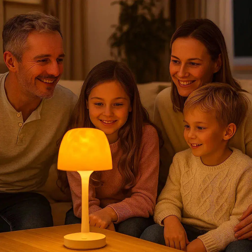 Touch-Controlled LED Desk Lamp with RGB Color Changing Features