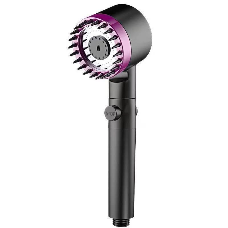 High-Pressure Shower Head with 3 Settings – Filtered Water System