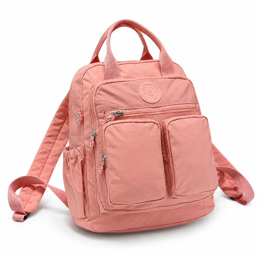 Water-Resistant Multi-Pocket Backpack (Padded Grip)