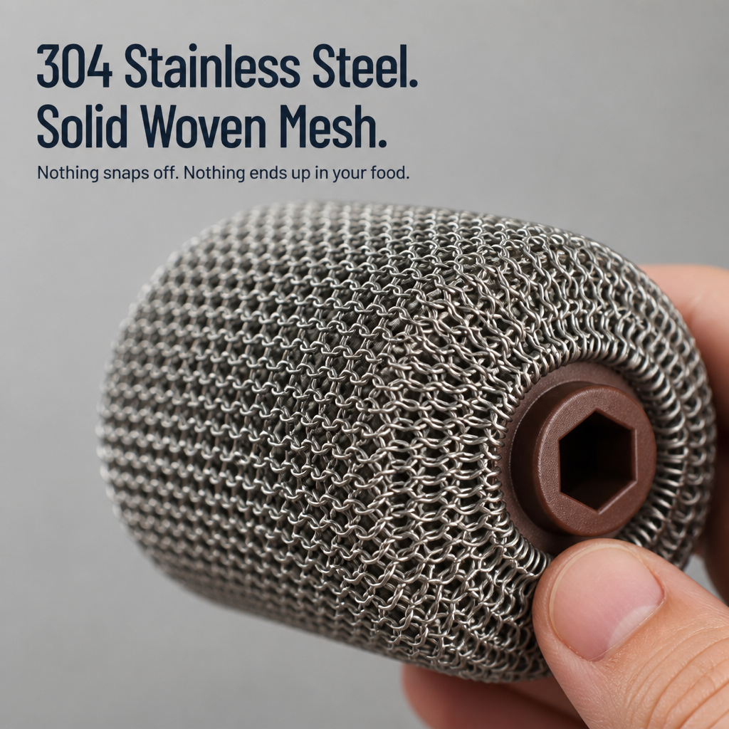 GrillGleam™ — Remove Stuck-On Grease Fast Without Leaving Any Loose Bristles