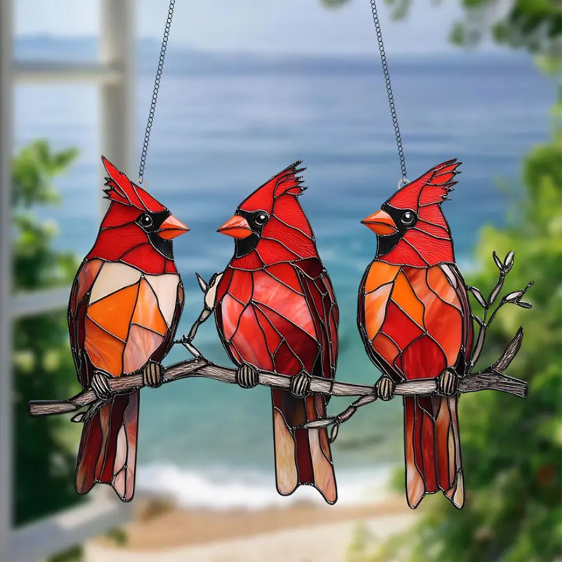 Colorful Acrylic Bird Wall Art – Nature Decor for Vibrant Interiors