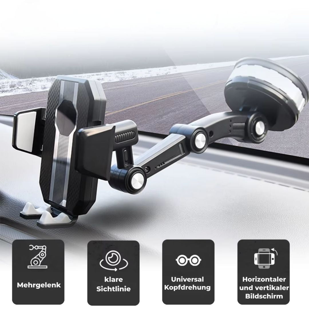Phone Mount | Suction Cup Smartphone Holder with 360° Rotation | LuxGrip