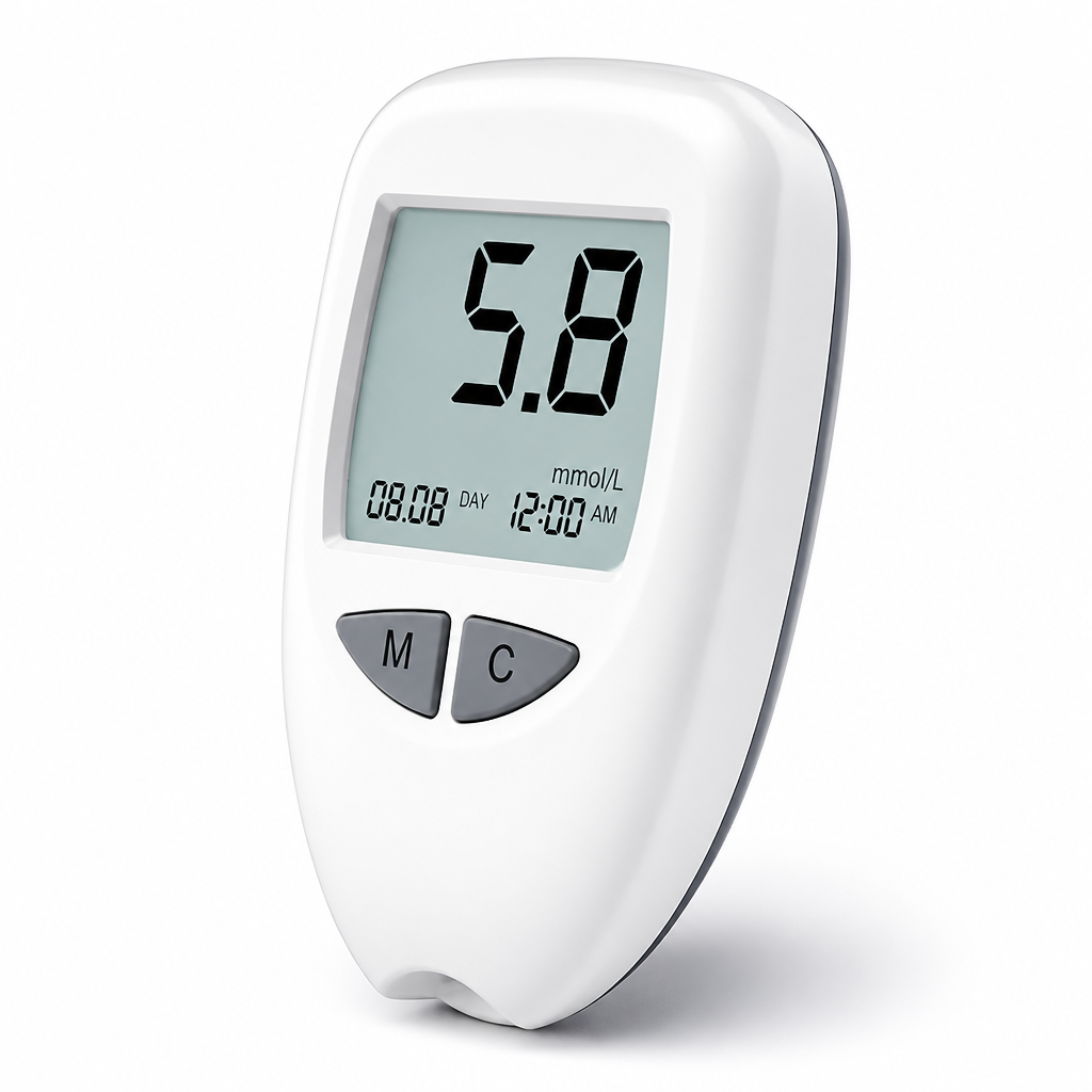 Accurate & Portable Blood Glucose Monitor Kit (50 Test Strips)