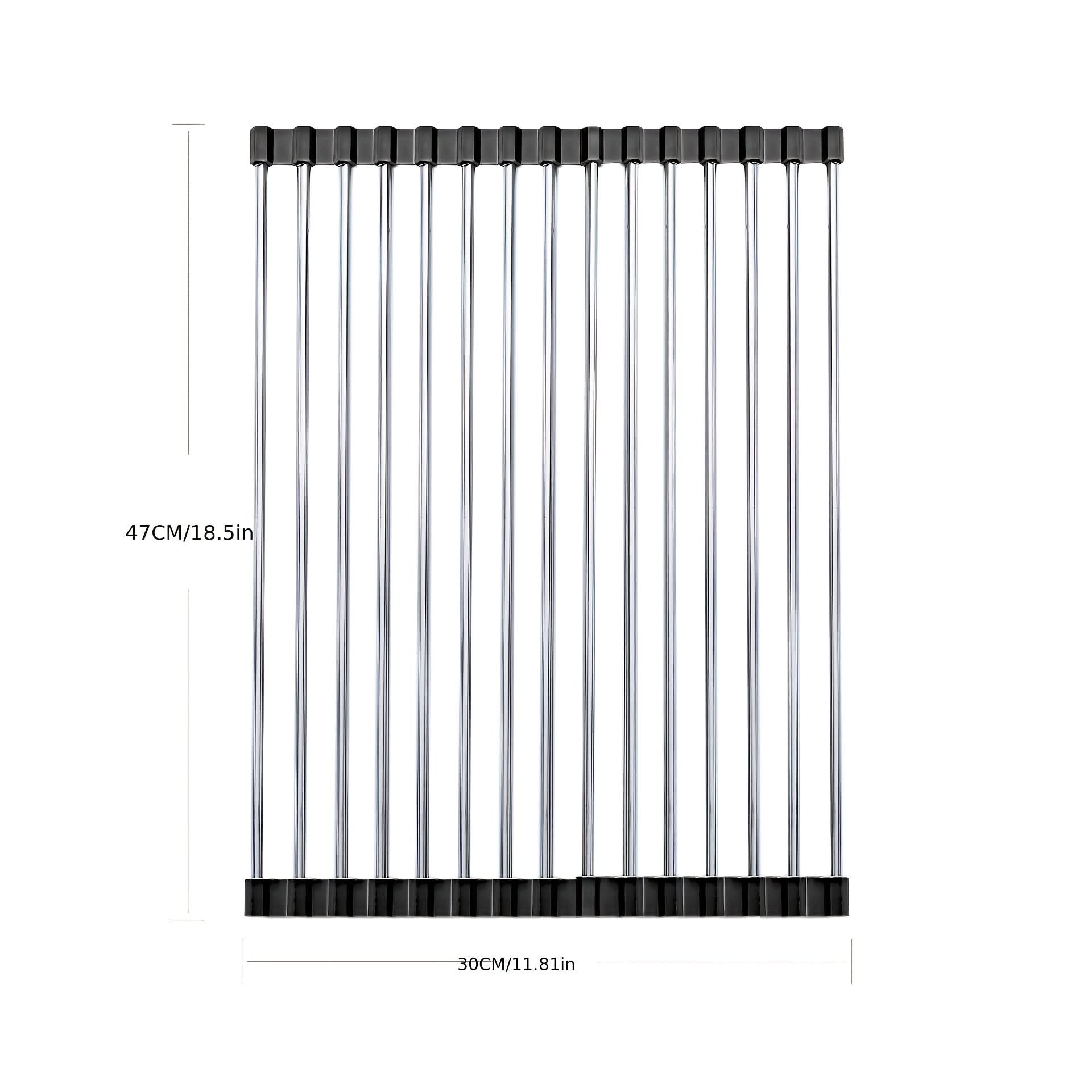 Stainless Steel Dish Drying Rack – Roll-Up Design