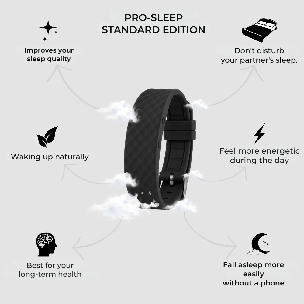 Alarm Clock | Quiet Silent Wake-Up | Brightness Adjustable | ProSleep