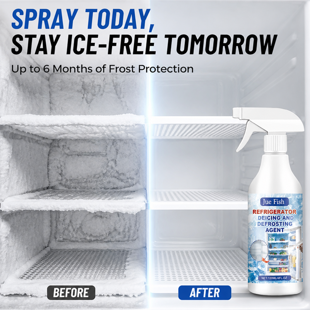 IceShield™ — Melt Fridge Frost in Seconds, No Scraping or Unplugging