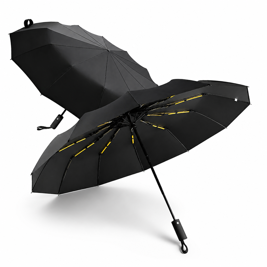 Automatic Open-Close UV-Blocking Foldable Umbrella (Triple-Fold)