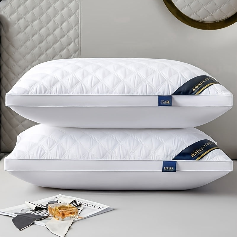 Hypoallergenic 2-Pack Pillow Set – 3D Quilted Design