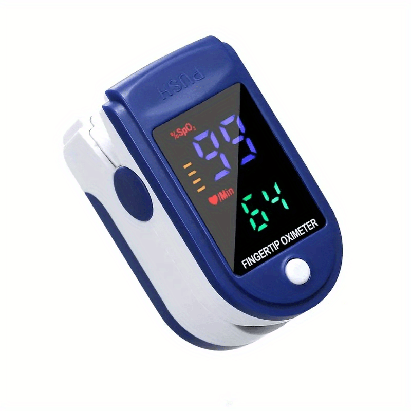 Compact Pulse Oximeter – Heart Rate and Oxygen Level Monitor for Home and Sports