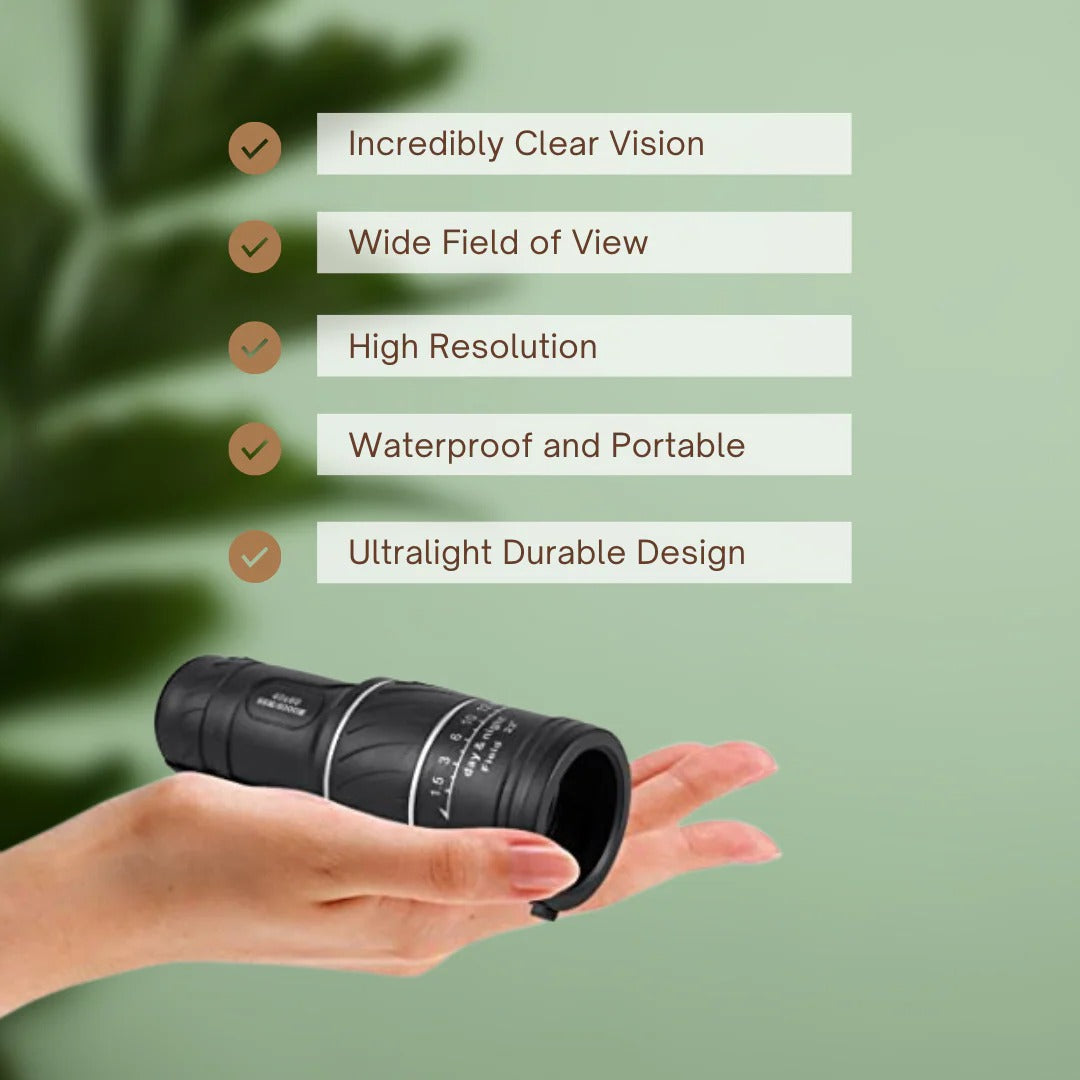 Monocular | Zoom Lens | Weatherproof | Compact Telescope