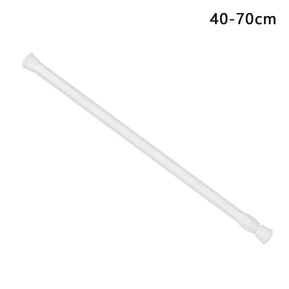 Telescopic Curtain Rod with Adjustable Spring Mechanism