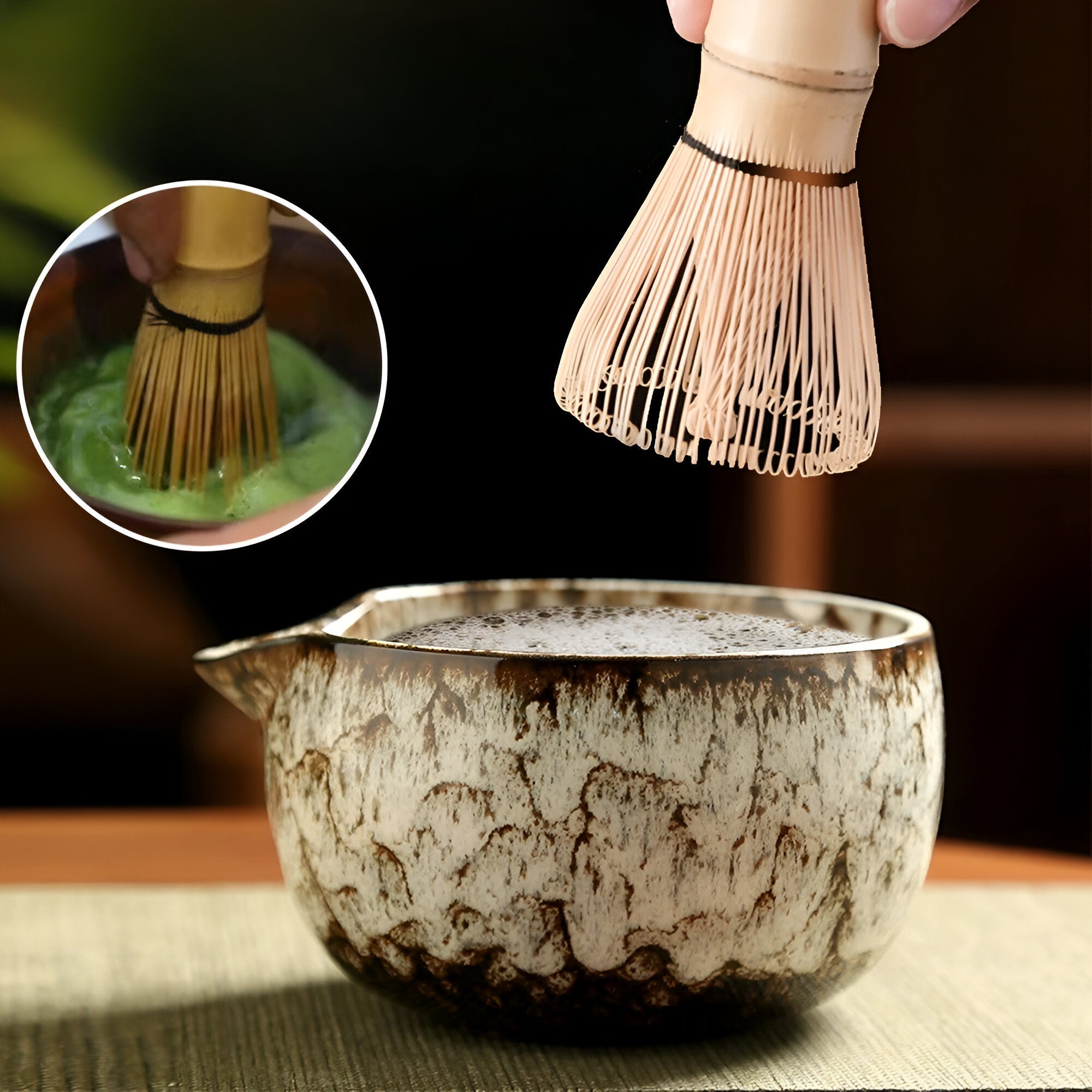 Authentic Japanese Matcha Preparation Set – 6-Piece Collection