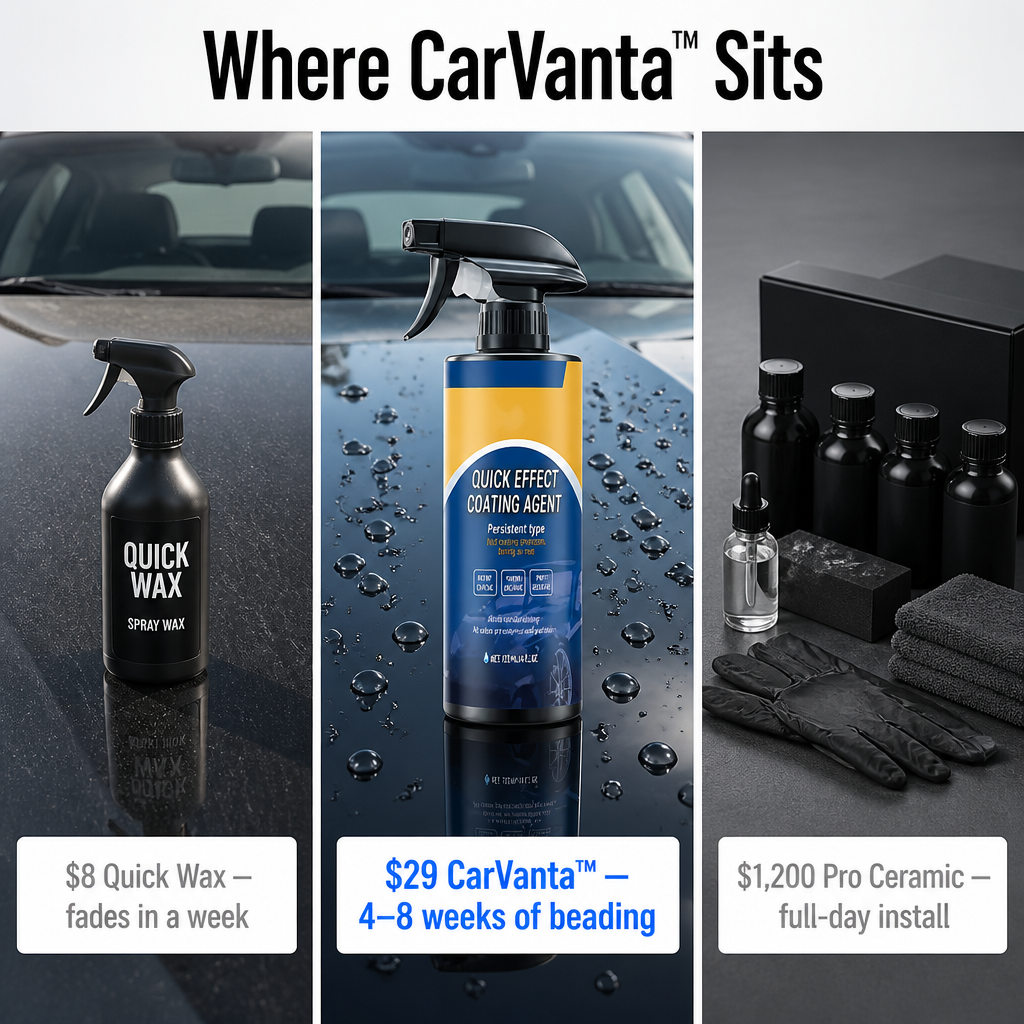 CarVanta™ — Spray, Wipe & Seal Showroom Shine in Minutes