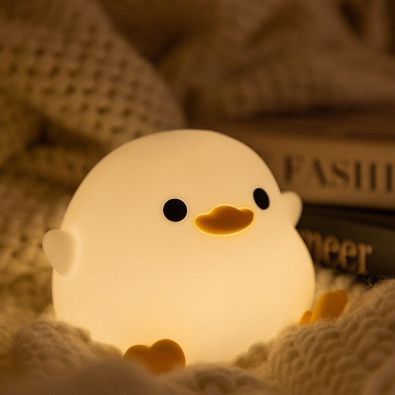 Touch-Controlled LED Chick Night Light with Timer Feature