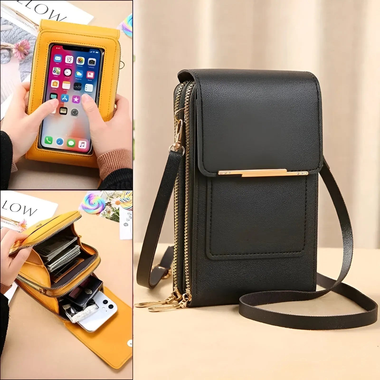 RFID-Blocking Phone Case with Touchscreen Access