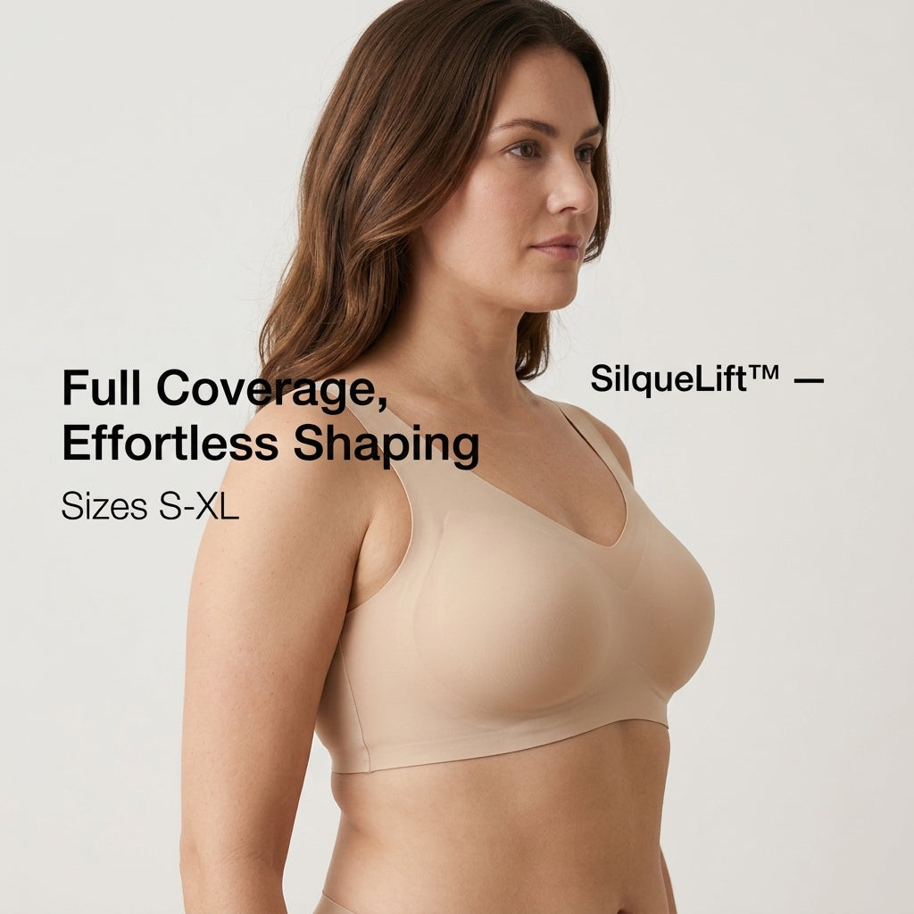 SilqueLift™ – Wire-Free Seamless Comfort Bra with Full-Coverage Soft Support