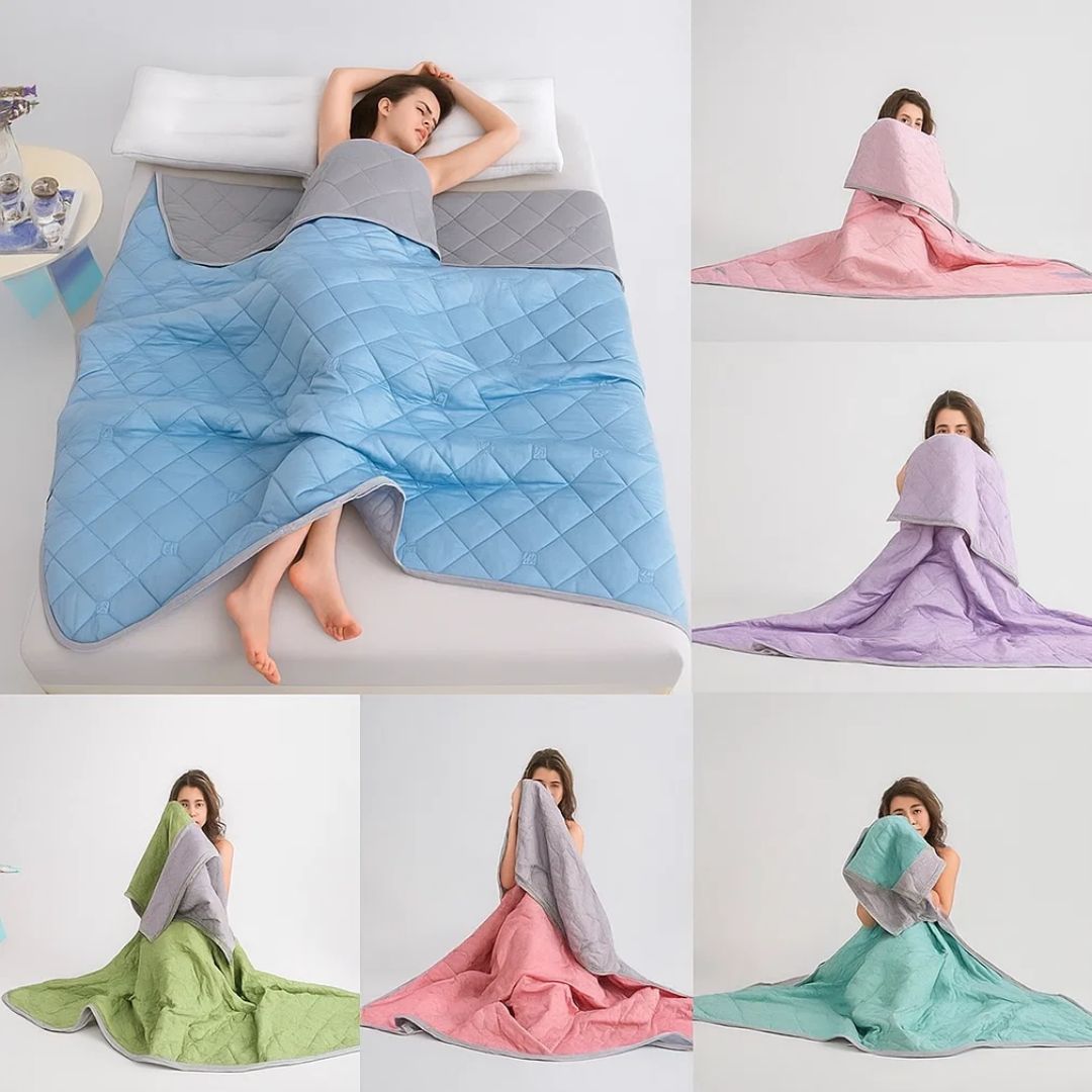 Silk Fiber Cooling Blanket – Regulates Temperature