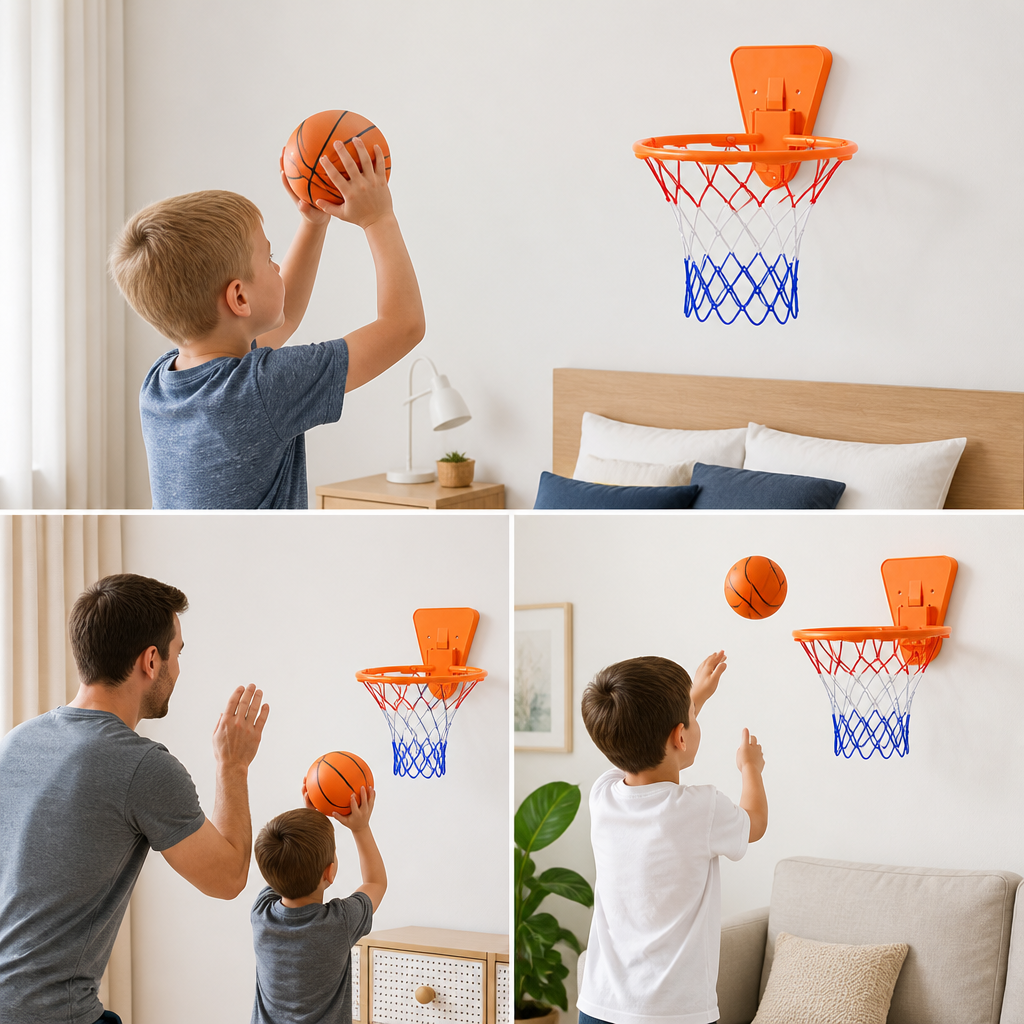 VersaHoop™ — Turn Any Wall into Your Personal Basketball Playground Instantly