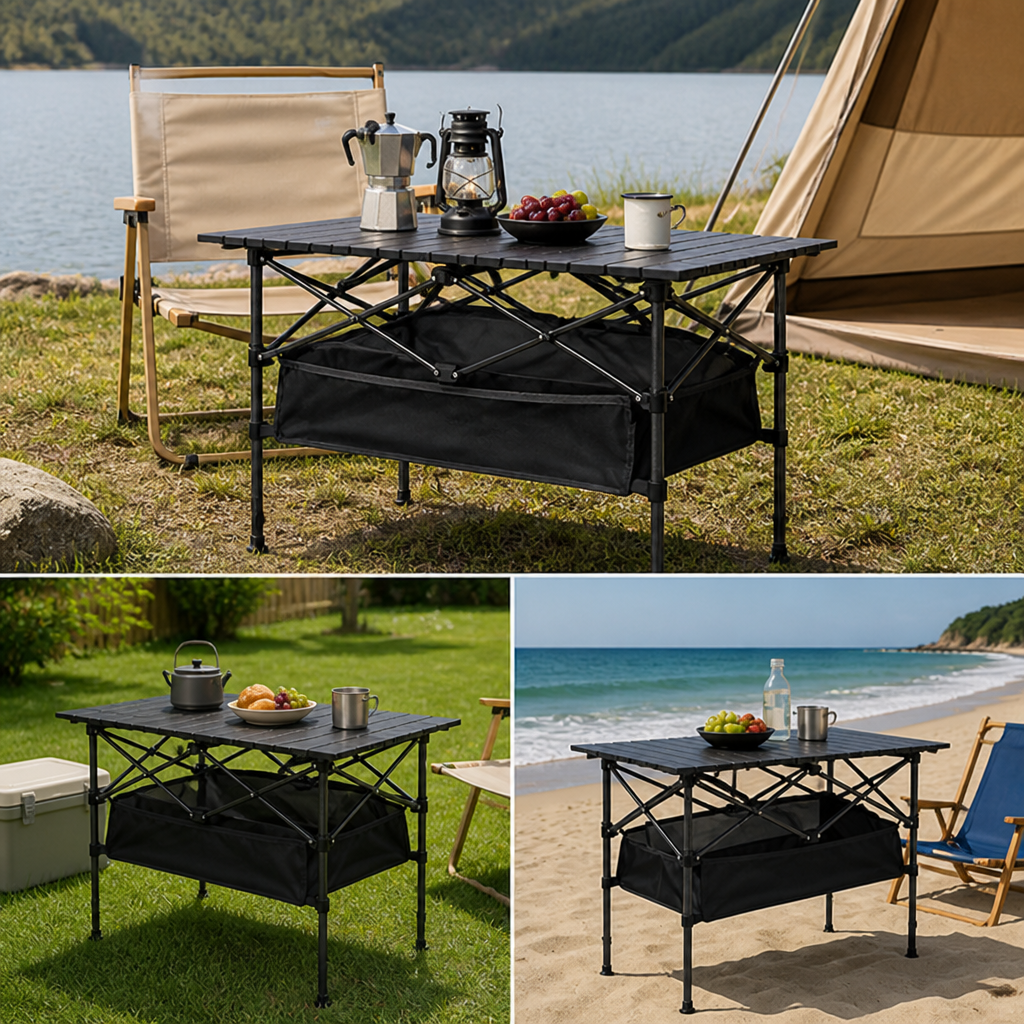 SummitEase™ Folding Camping Table — Freedom to Set Up Fast and Relax Longer Outdoors