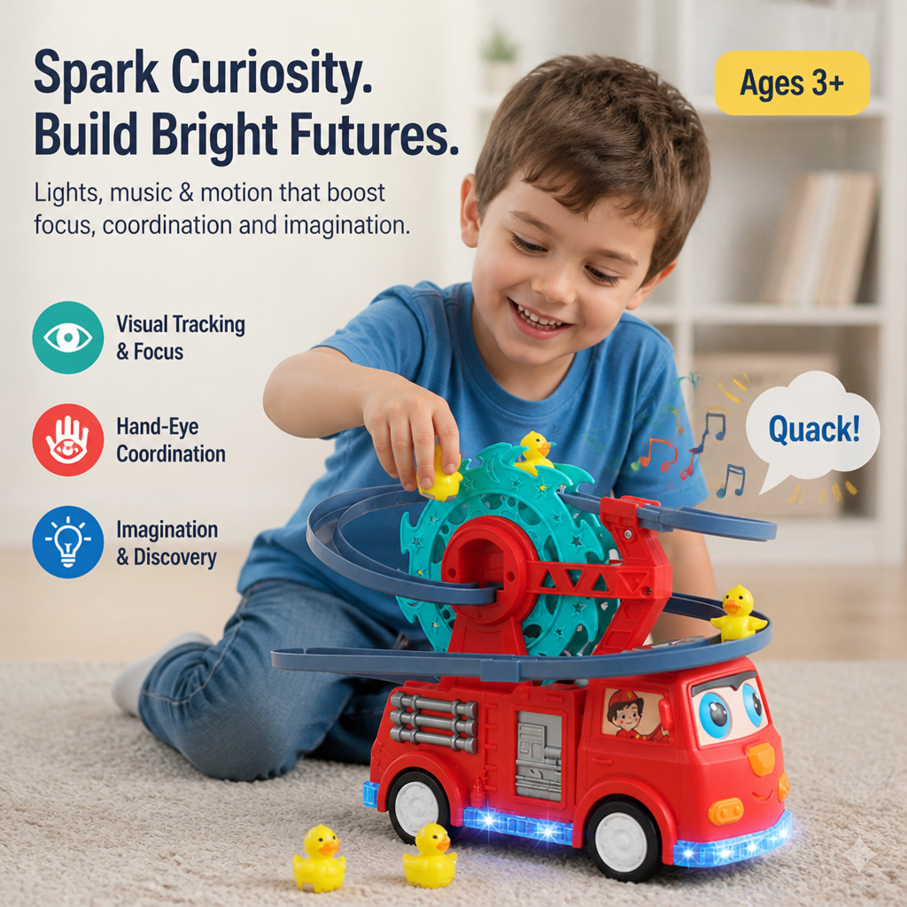 QuackSpark™ Slide Racer — Endless Sensory Fun That Plants Smiles and Boosts Growing Minds