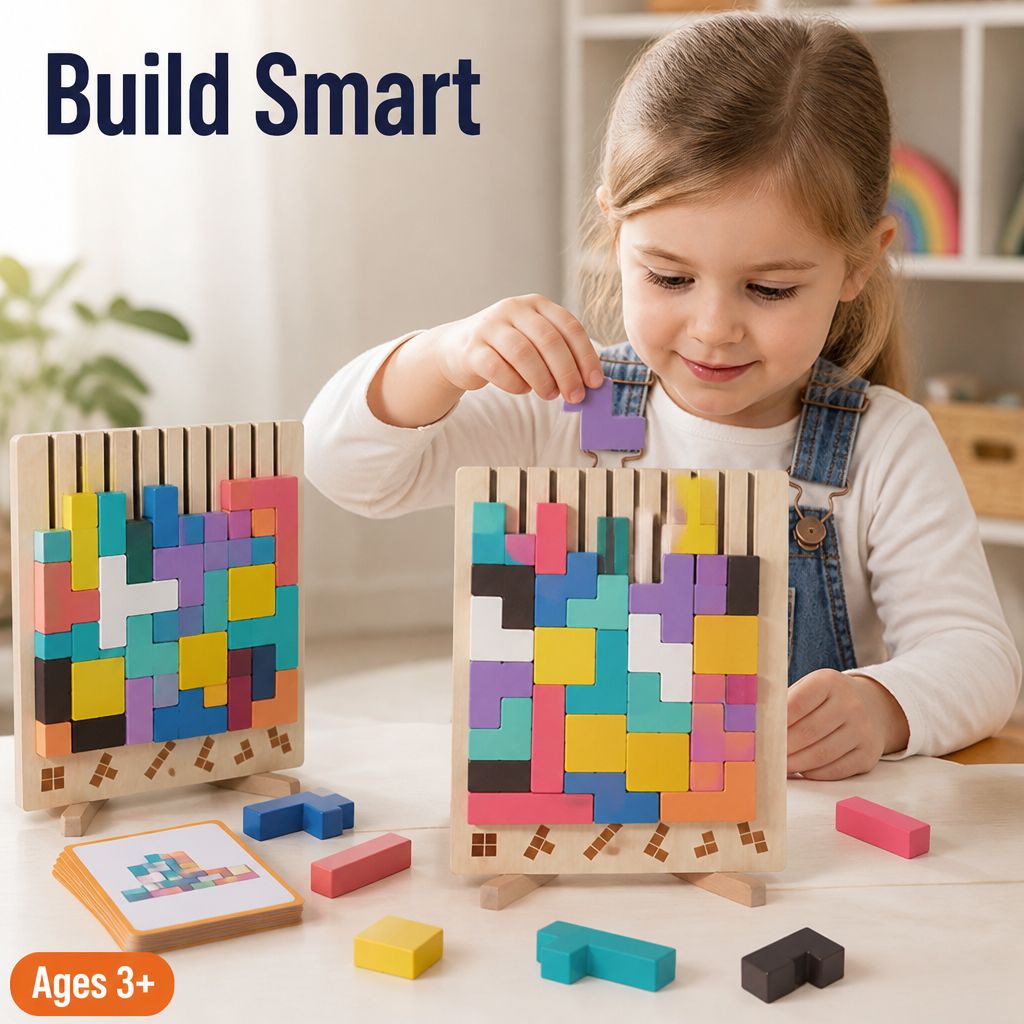 LuminiBlocks™ — Ignite Your Child’s Genius with Every Colorful Stack
