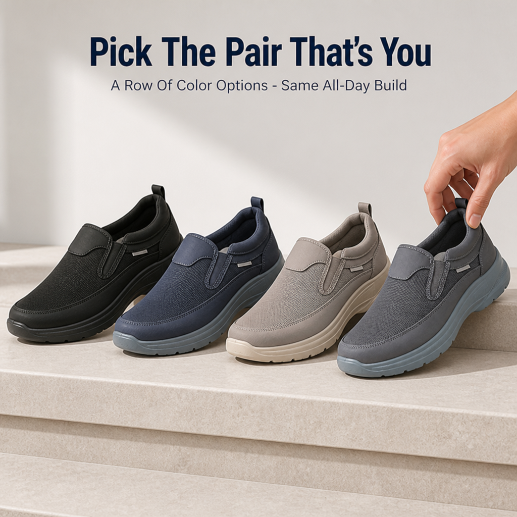 StrideEase™ — Slip Into All-Day Energy and Freedom from Foot Pain
