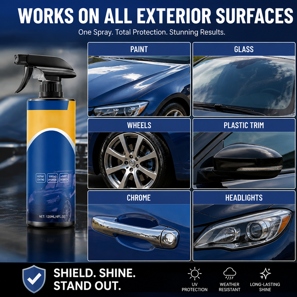 RadiantShield™ Auto Spray — Transform Your Ride Into a Show-Stopping, Weather-Defying Masterpiece