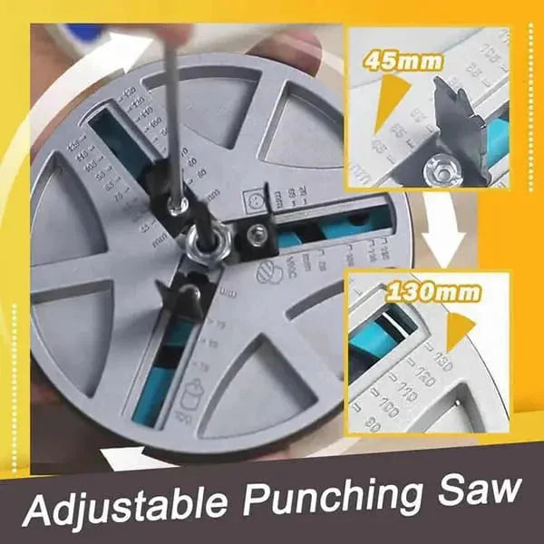 Circle Cutter Drill Attachment – Adjustable 45mm to 130mm