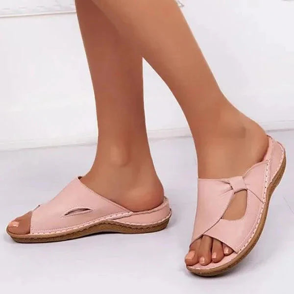Comfortable Leather Sandals for Orthopedic Support and Pain Relief