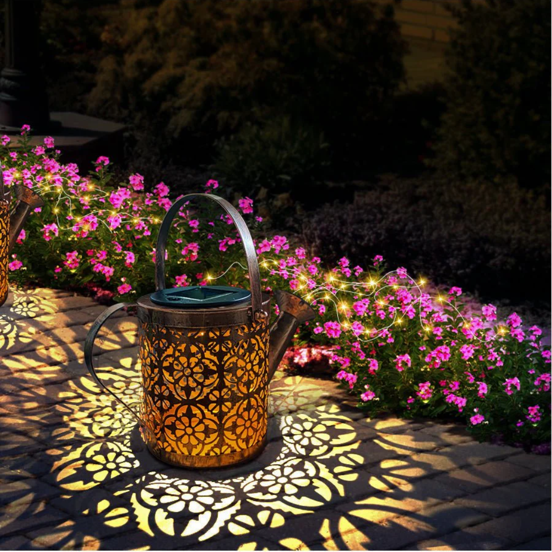 Solar-Powered Garden Light for Outdoor Use with Starry Glow
