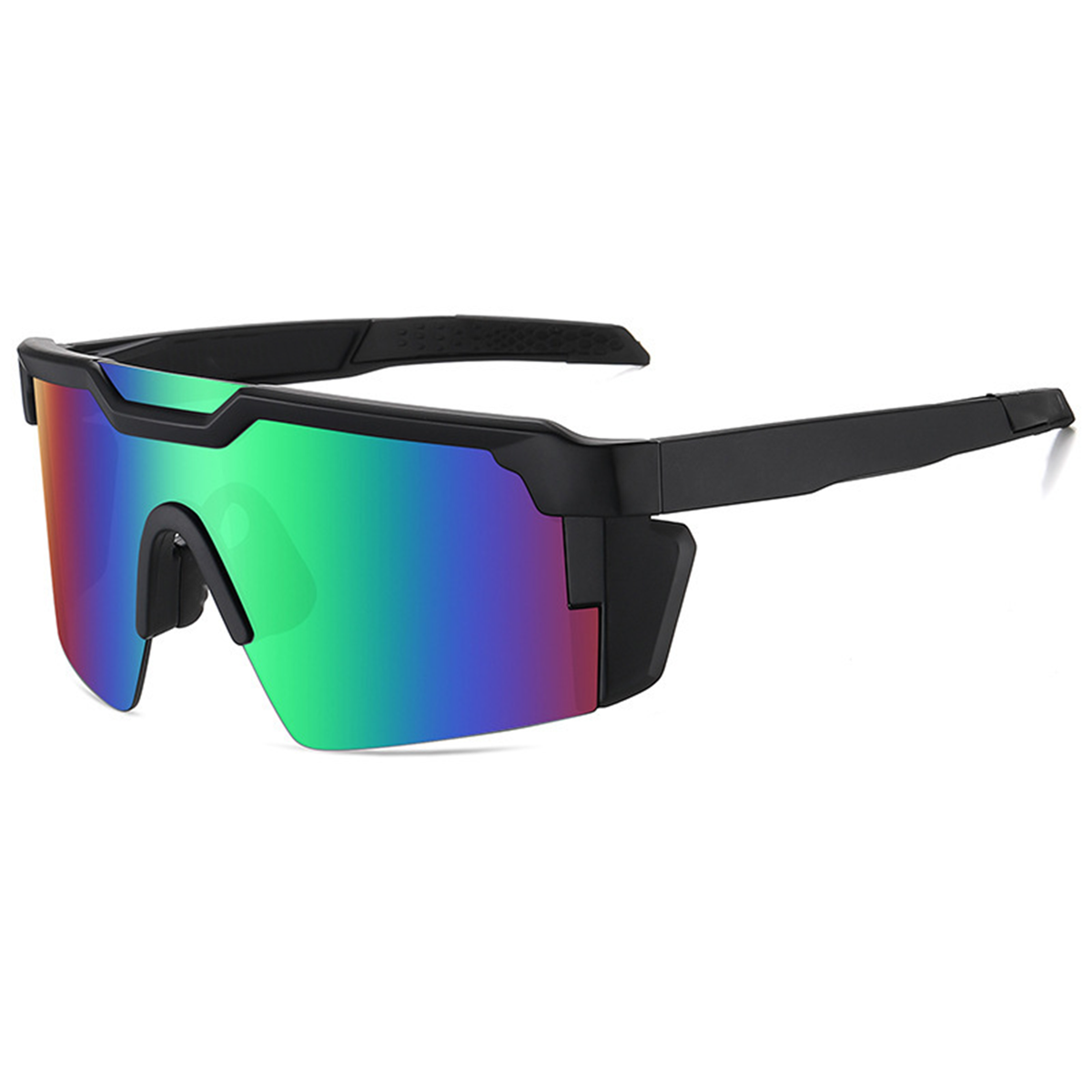 Wraparound Sports Sunglasses with Auto Darkening and UV Protection, Unisex