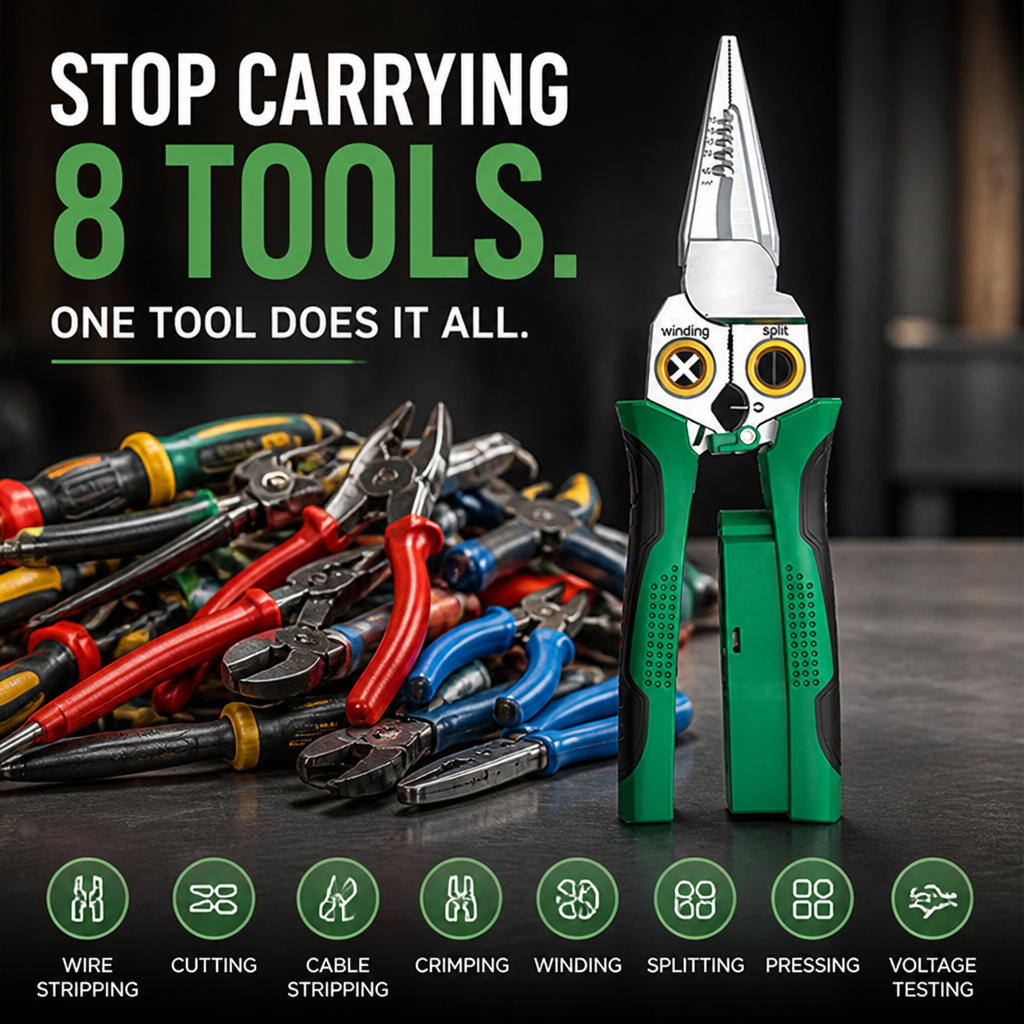 VoltEdge™ 8-in-1 Wire Master — Master Every Wire Job Faster with Unmatched Precision and Effortless Control