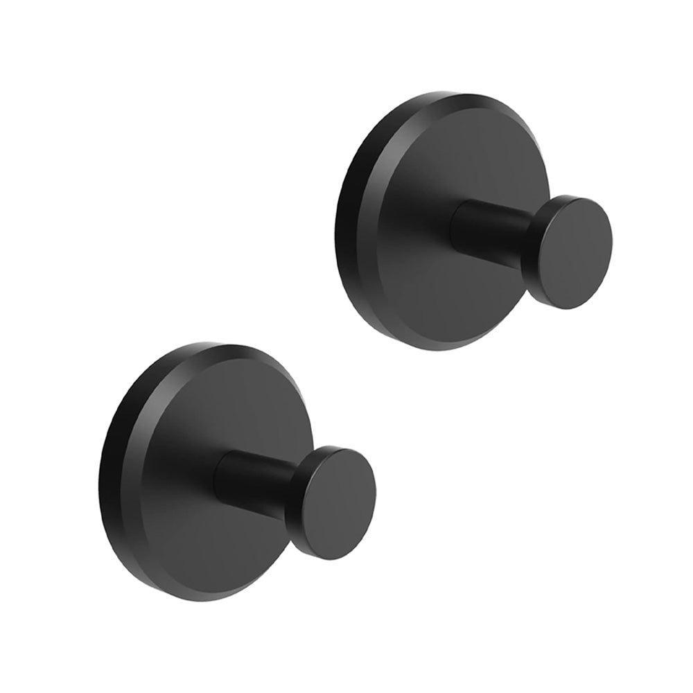 Adhesive Towel Hanger for Wall Mounting | Stainless Steel | Black, Silver, Gold | 5.5×5.5×5.6 cm